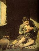 MURILLO, Bartolome Esteban The Young Beggar sg oil on canvas